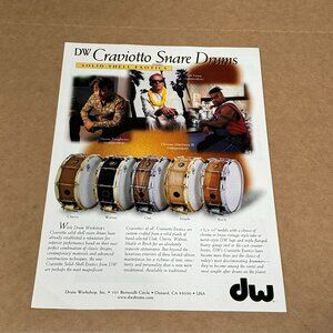 Denny Fongheiser / Josh Freese / Herman Matthews III - DW DRUMS - 1998 Print Ad